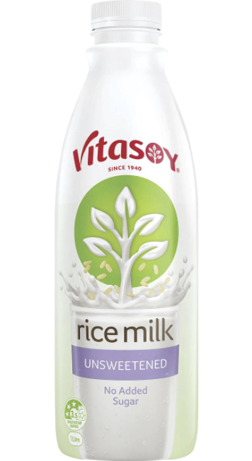 Vitasoy Unsweetened Rice Milk 1l