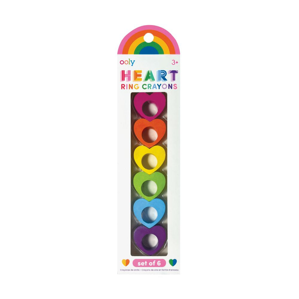 Ooly heart ring crayons