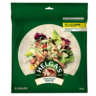 Helga's Traditional White Wraps Pack of 8