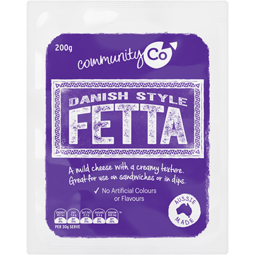 Community Co Danish Feta Cheese 200g