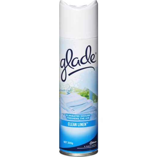 Glade Aerosol Clean Linen Air Freshener 200g