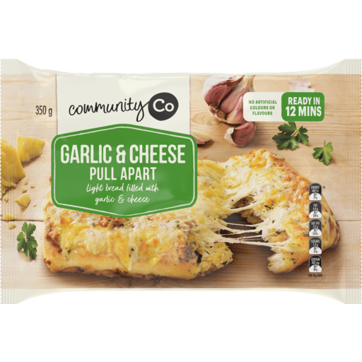 Community Co Garlic Bread Pullapart 350g