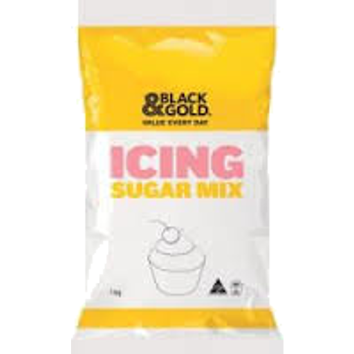 Black & Gold Icing Mixture 1kg