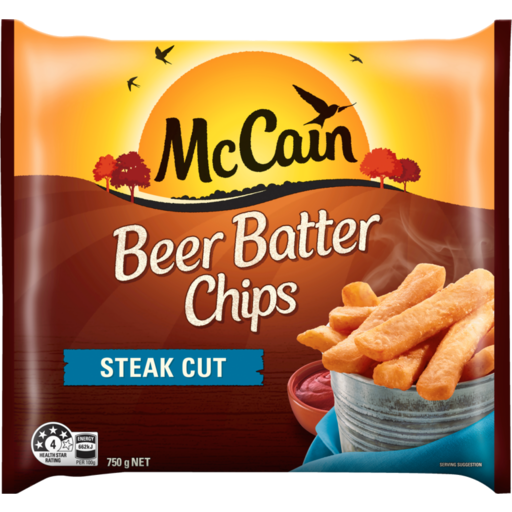 McCain Beer Battered Steakfries 750g