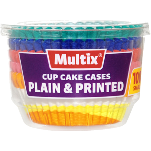 Multix Cupcake Cases Plain & Printed