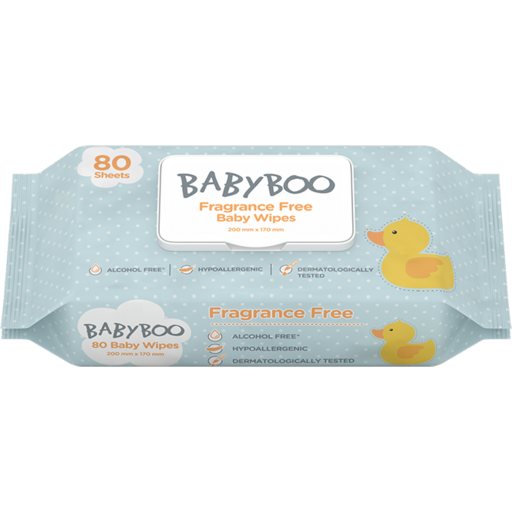 Baby Boo Baby Wipes Unscented 80pk