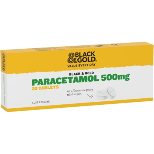 Black&Gold Paracetamol 20pk