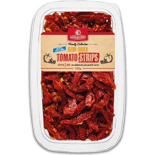 Sandhurst Semi Dried Tomato Strips 125g