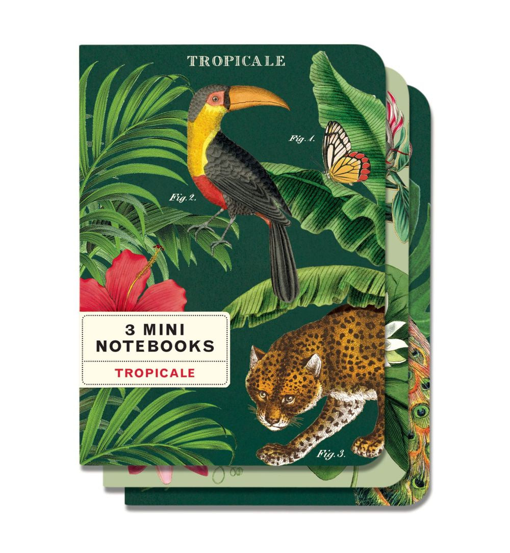 Mini tropical notebook pack