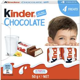 Kinder Chocolate Little Ones 4 Pack 50g