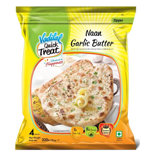 Vadilal Garlic Butter Naan 4pcs 320g