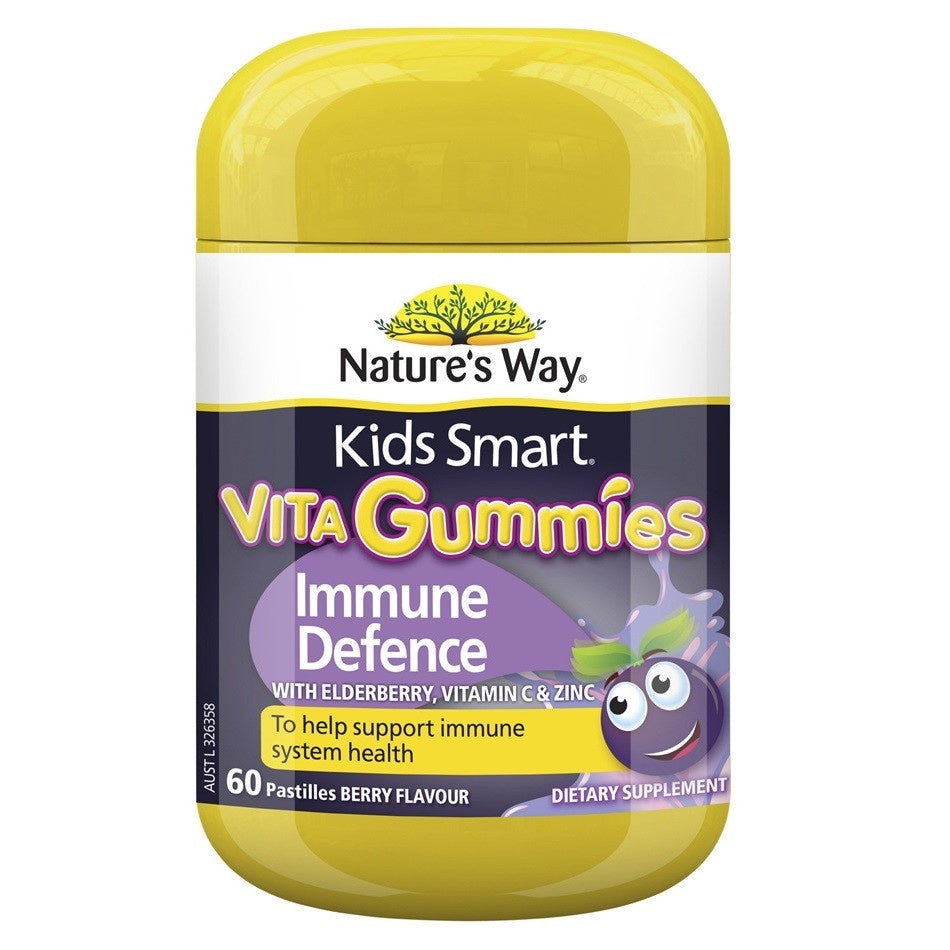 Natures Way Kids Smart Vita Gummies Immune Defence 60pk