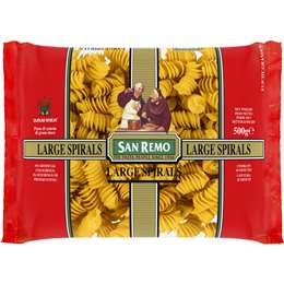 San Remo Spirals Large Pasta 500g