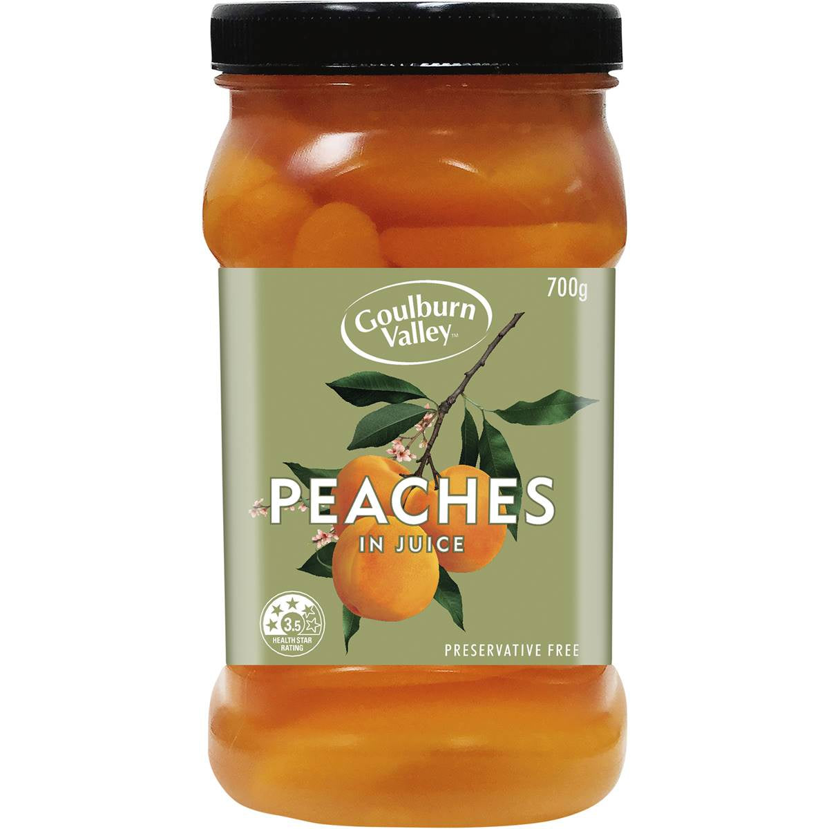 Goulburn Valley Peaches In Juice 700g