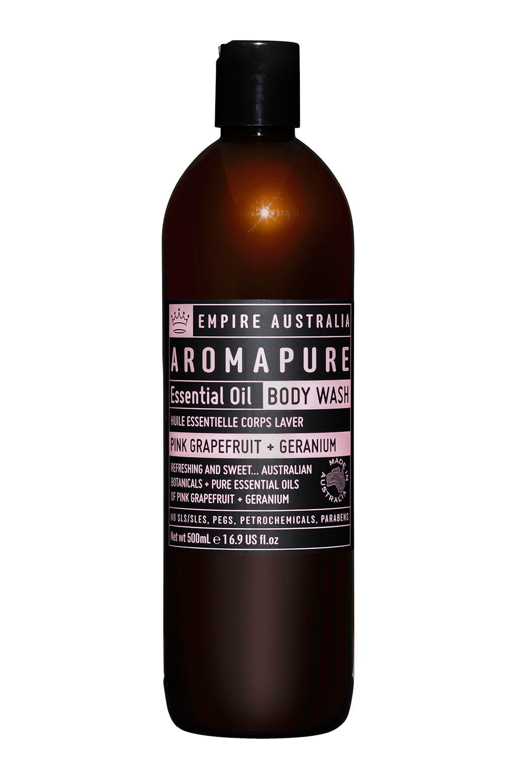 Aromapure Pink Grapefruit & Geranium Body Wash 500ml