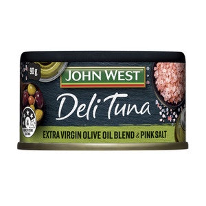 John West Extra Virgin Olive Oil Blend & Pink Salt Deli Tuna