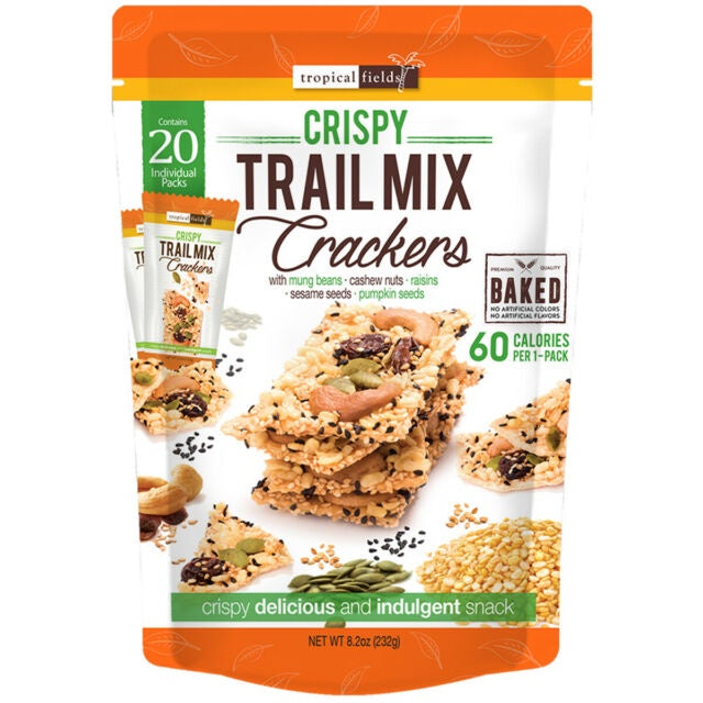 Tropical Fields Crispy Trail Mix Crackers  20pk 232g