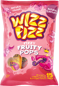 Wizz Fizz Fruity Pops 132g